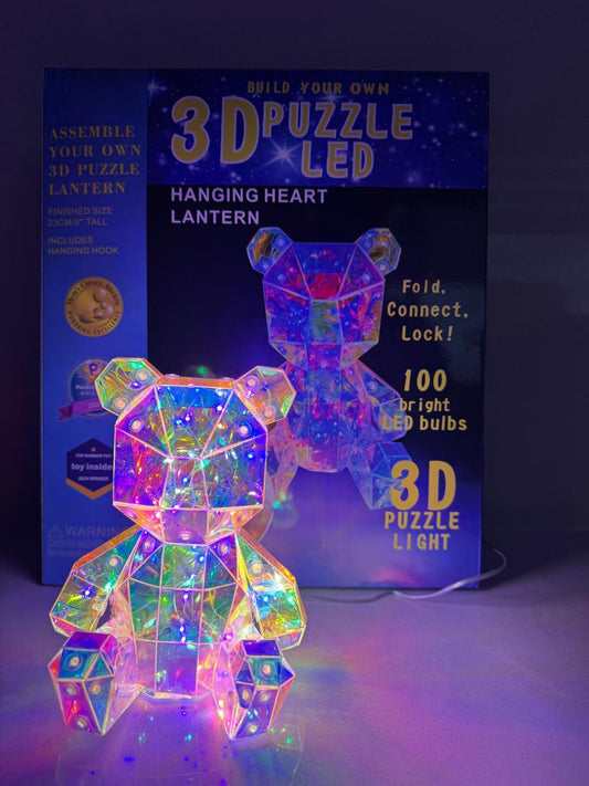 Lámpara Diferentes Diseños Puzzle 3D