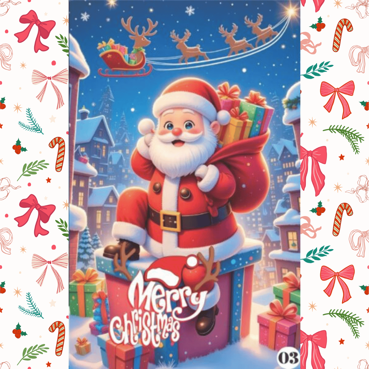 Funda Navideña para Puerta