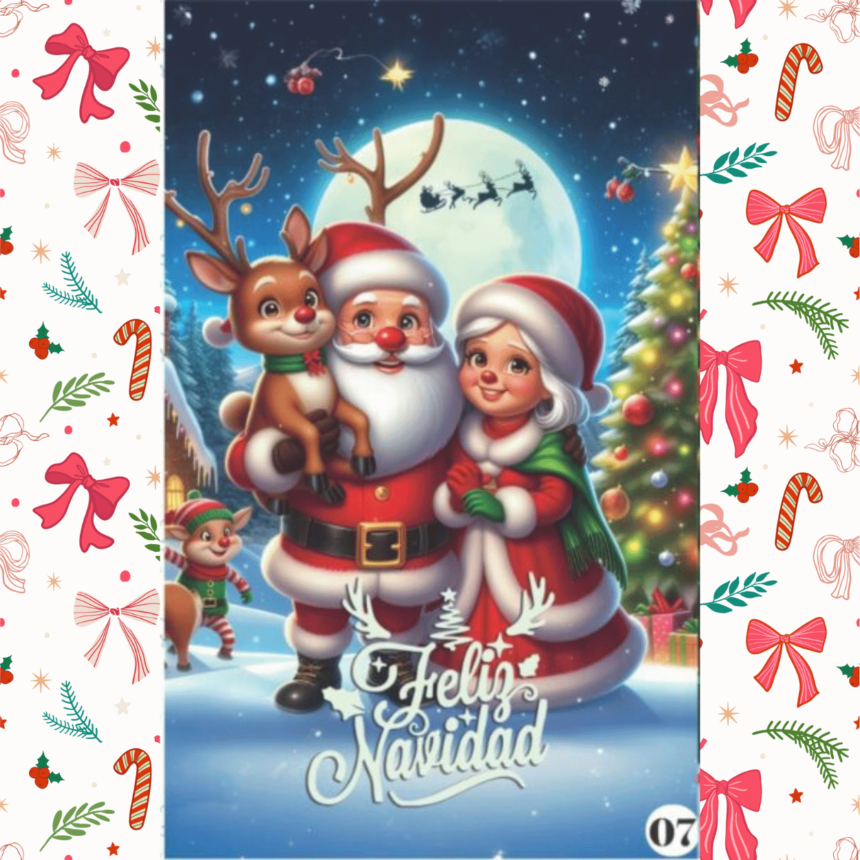 Funda Navideña para Puerta