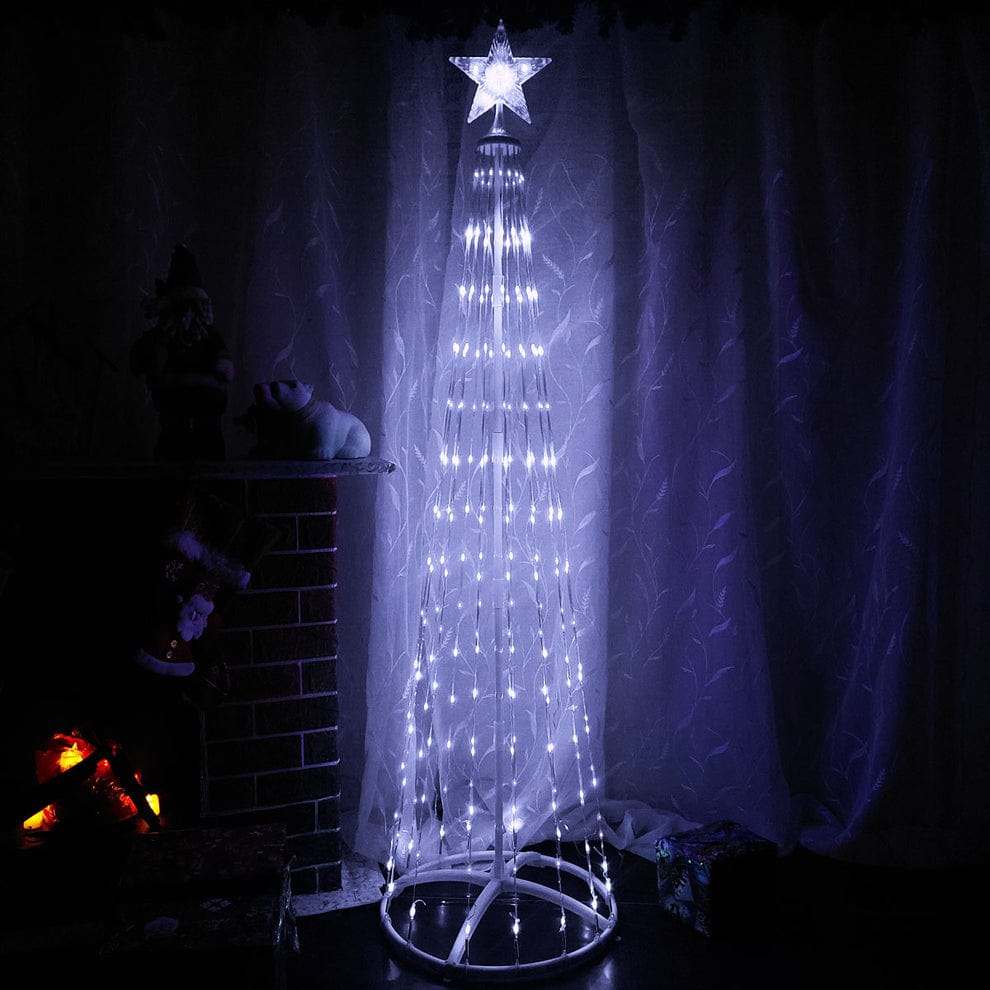 Árbol de Navidad LED de 2,10 metros