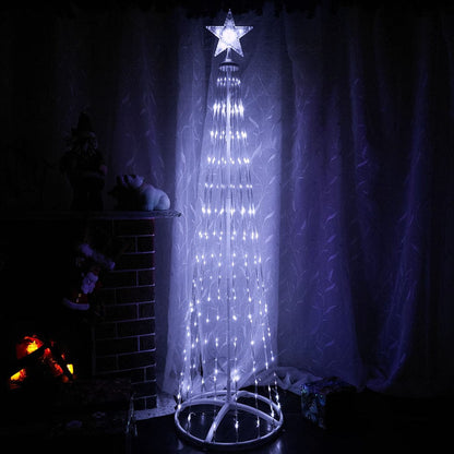 Árbol de Navidad LED de 2,10 metros