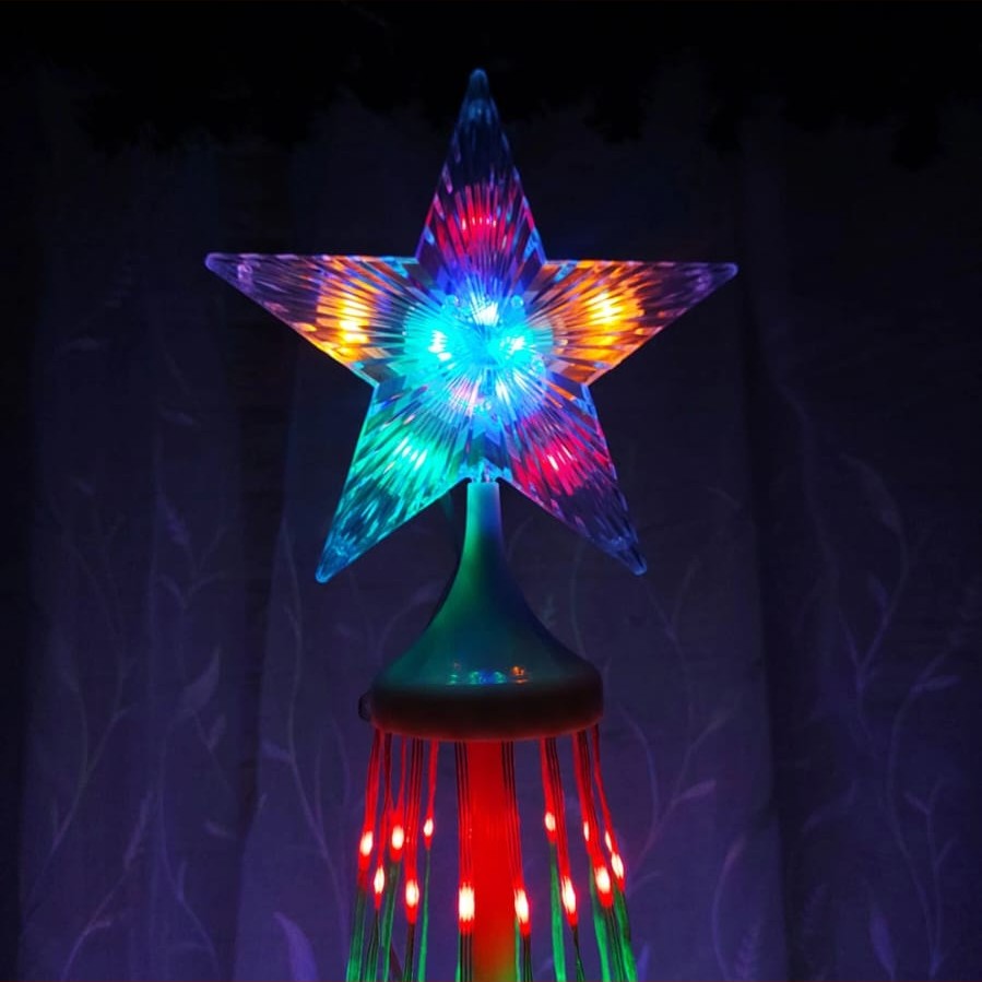 Árbol de Navidad LED de 2,10 metros